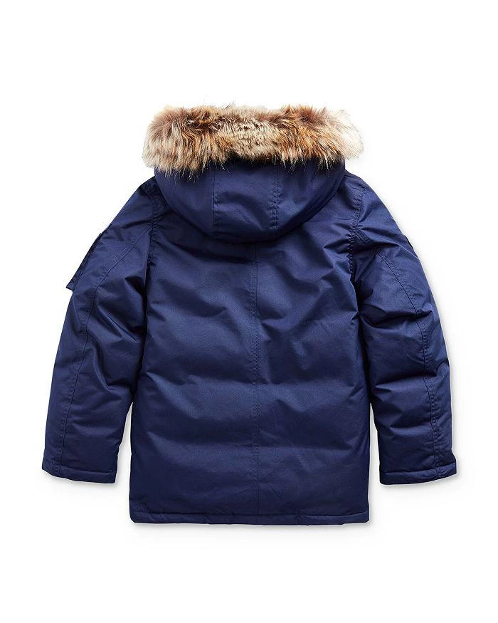 商品Ralph Lauren|Boys' Faux Fur Trimmed Down Parka - Big Kid,价格¥547,第2张图片详细描述