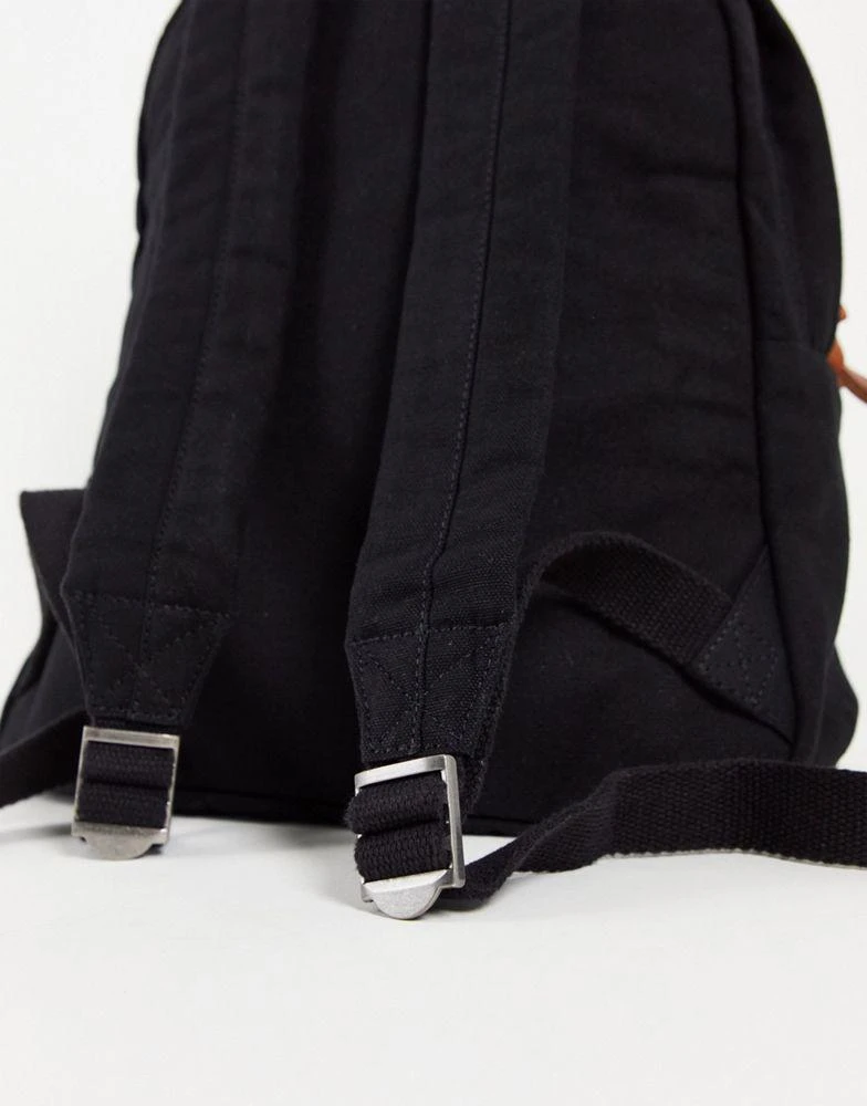 商品Ralph Lauren|Polo Ralph Lauren canvas backpack in black with pony logo,价格¥801,第2张图片详细描述