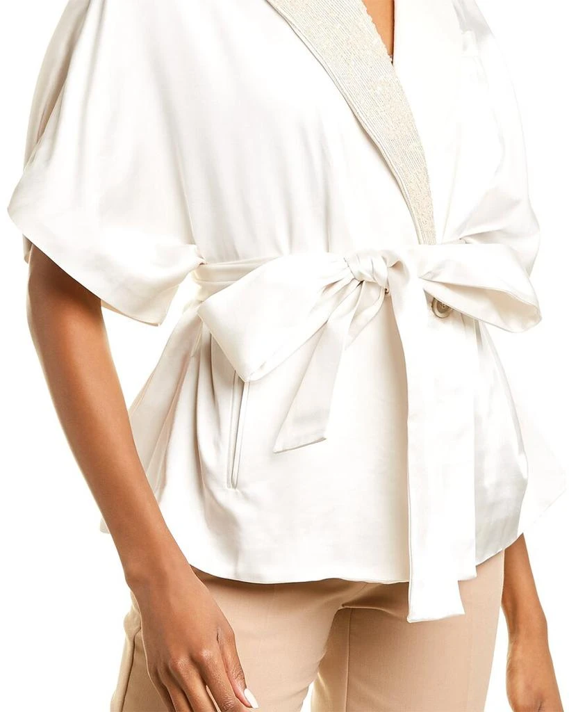商品Brunello Cucinelli|Brunello Cucinelli Satin Jacket,价格¥4497,第3张图片详细描述