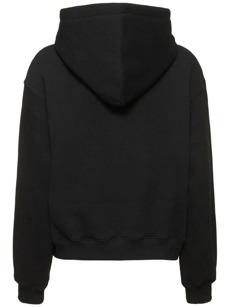 商品Alexander Wang|Essential Terry Cotton Hoodie W/ Logo,价格¥2394,第2张图片详细描述