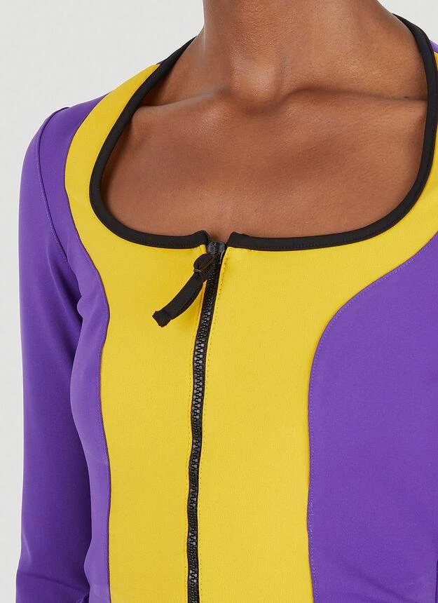 商品Ottolinger|Zip Track Top in Purple,价格¥1323,第5张图片详细描述