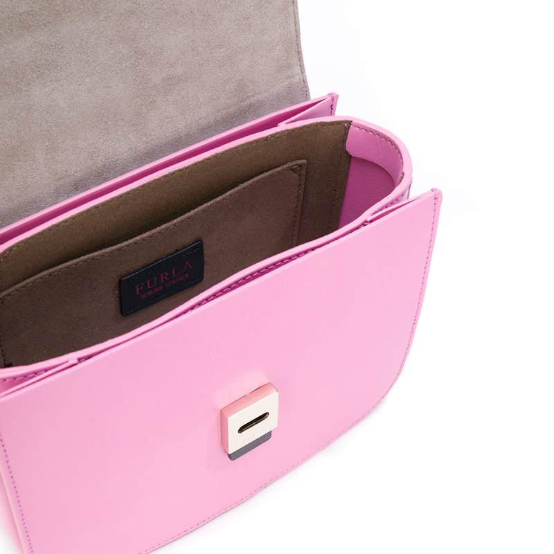 Furla 芙拉 女士粉色皮革单肩斜挎包 920939商品第4张图片规格展示