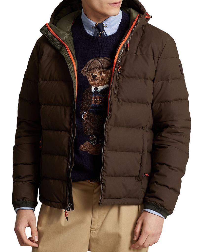 商品Ralph Lauren|Oilcloth Quilted Hooded Down Jacket,价格¥2999,第1张图片