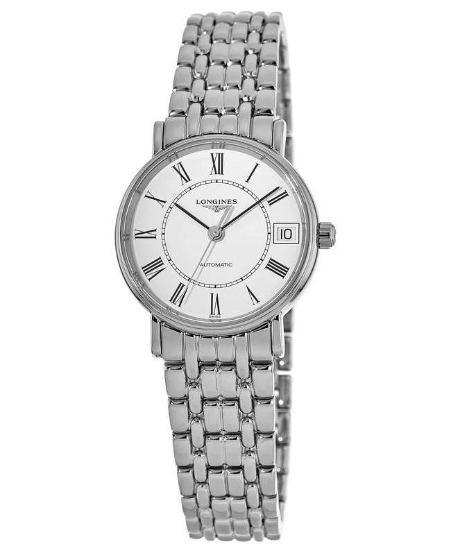 商品Longines|Longines Presence Automatic 30mm White Dial Stainless Steel Bracelet Women's Watch L4.322.4.11.6,价格¥7213,第1张图片