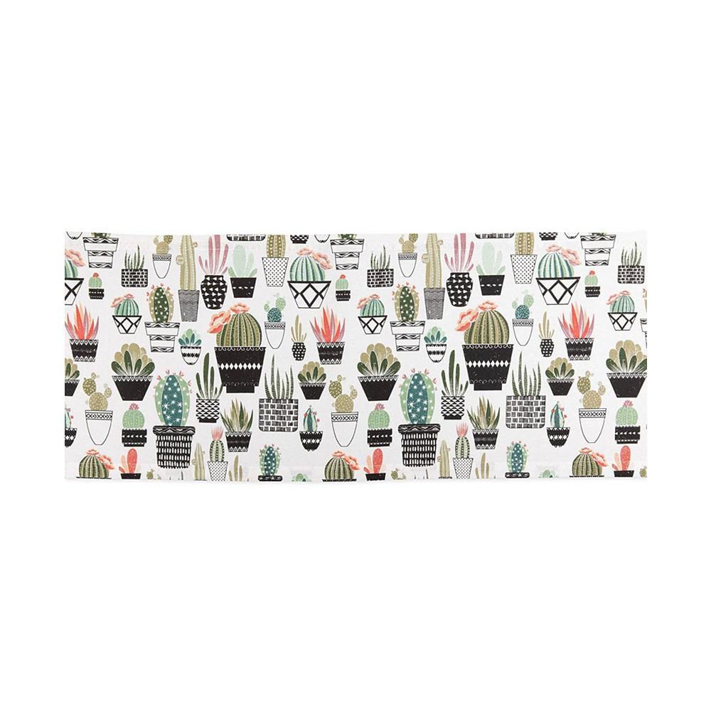商品Design Imports|Urban Oasis Cactus Print Table Runner, 14" x 108",价格¥238,第5张图片详细描述