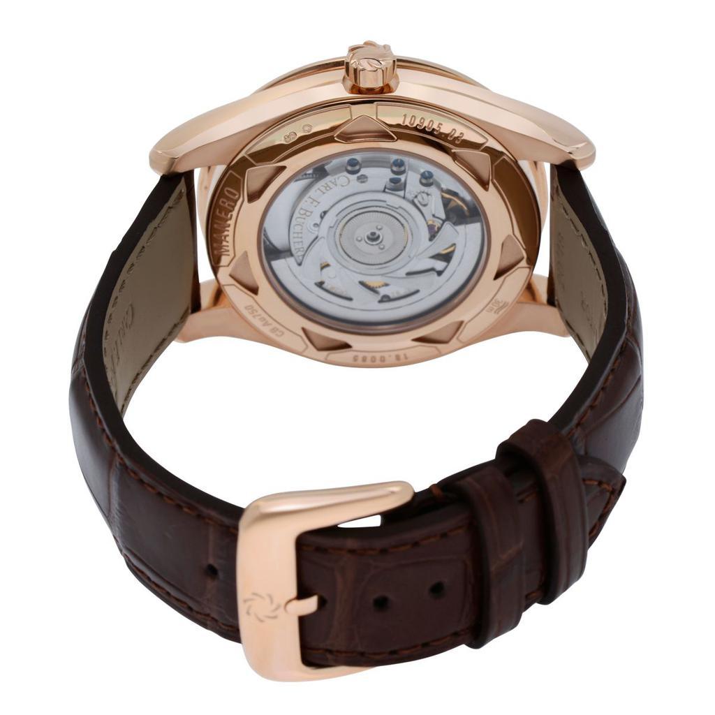 商品Carl F. Bucherer|Carl F. Bucherer Manero BigDate Power 18K Rose Gold Automatic Men's Watch 00.10905.03.13.01,价格¥34062,第6张图片详细描述