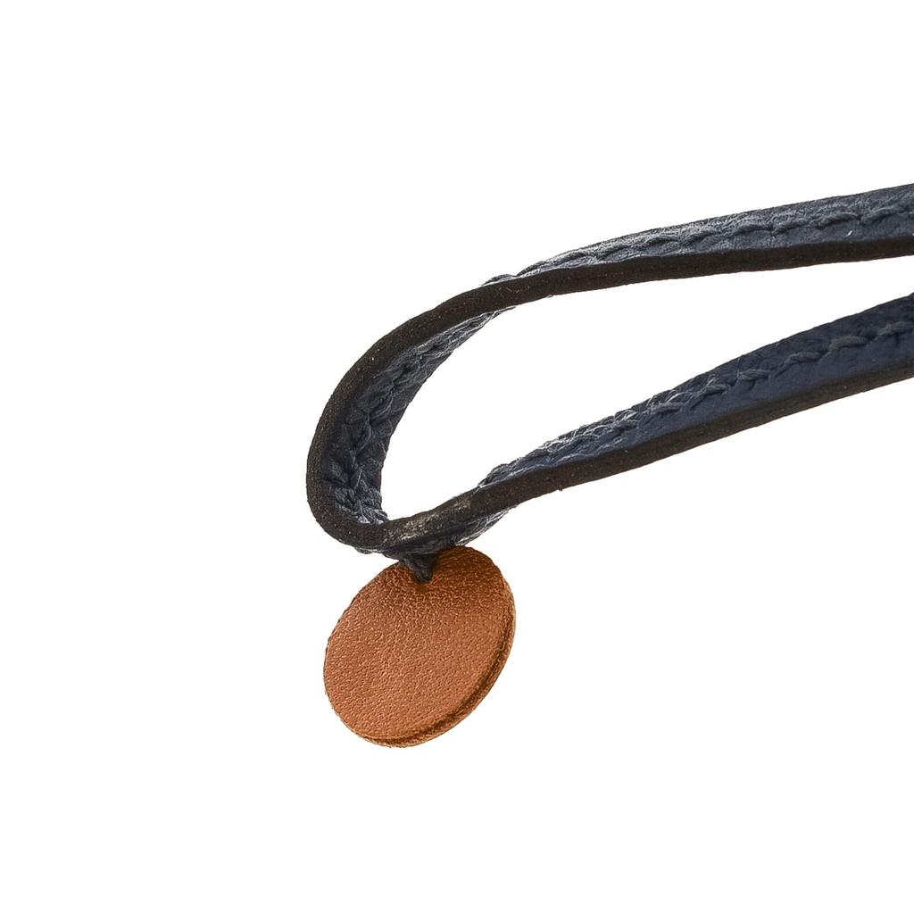 Hermes Navy Petit H 9 Necklace商品第2张图片规格展示