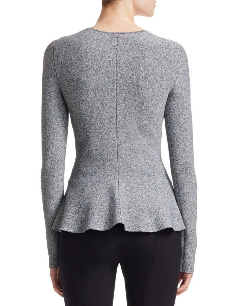 商品Theory|Theory - Marled Peplum Zip Jacket,价格¥1198,第2张图片详细描述