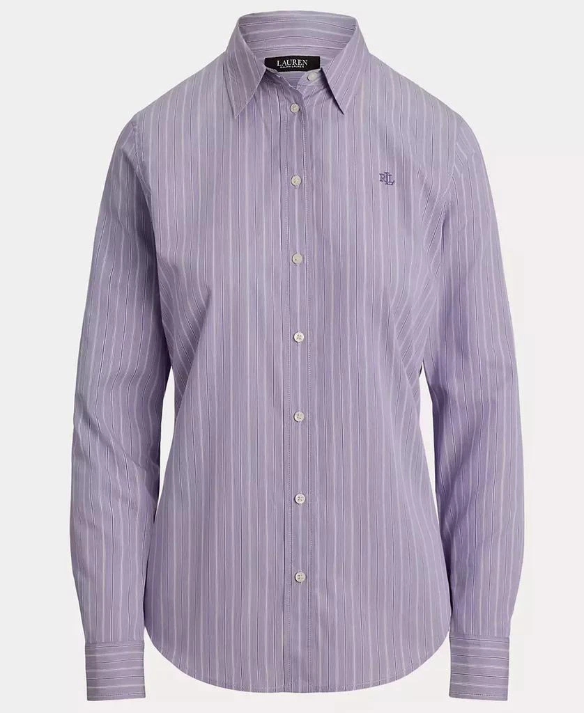 商品Ralph Lauren|Women's Classic-Fit Striped Broadcloth Shirt,价格¥733,第5张图片详细描述