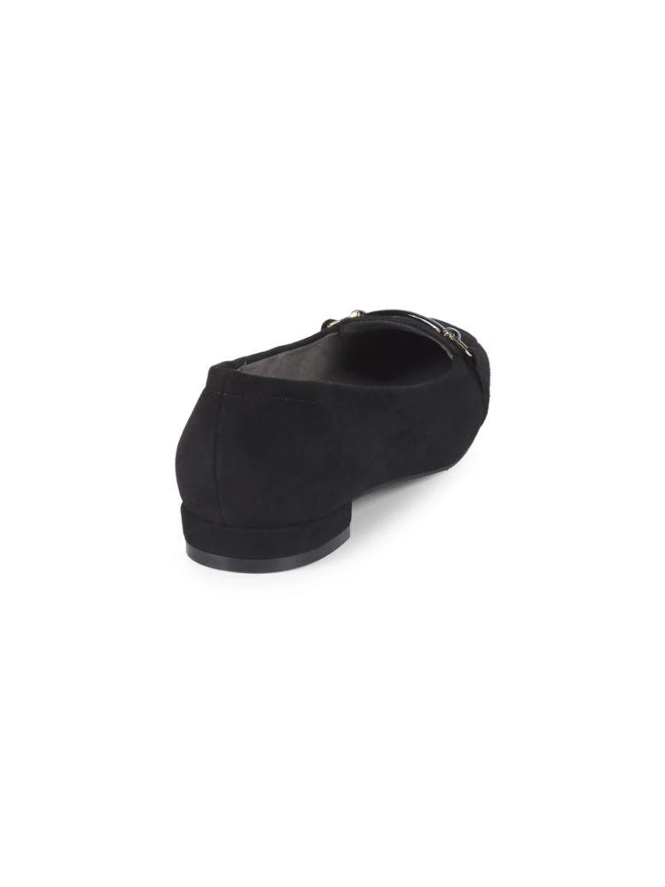 商品Stuart Weitzman|Mocnroll Horsebit Suede Loafers,价格¥1578,第3张图片详细描述