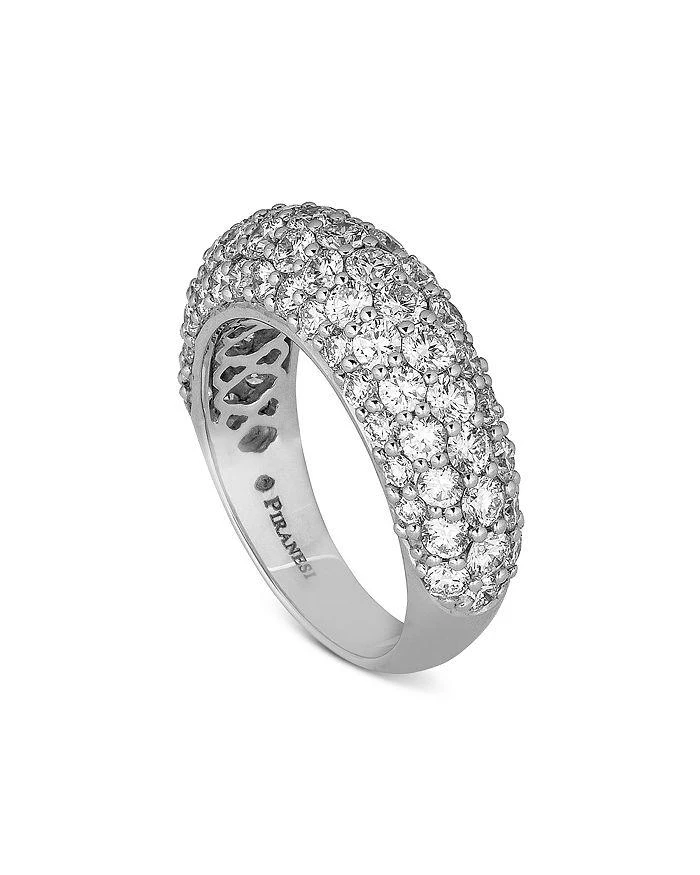 商品Piranesi|18K White Gold Dome Diamond Pavé Small Statement Ring,价格¥72753,第1张图片详细描述