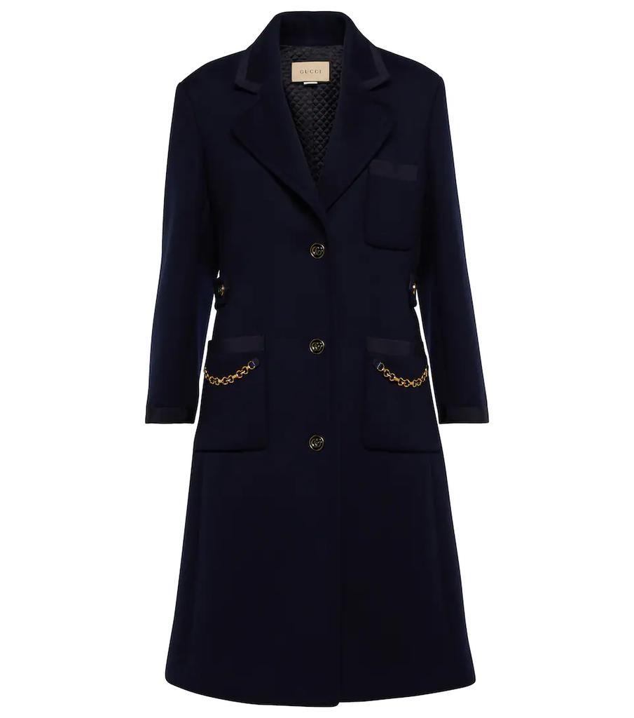 商品Gucci|Wool coat,价格¥23956,第1张图片