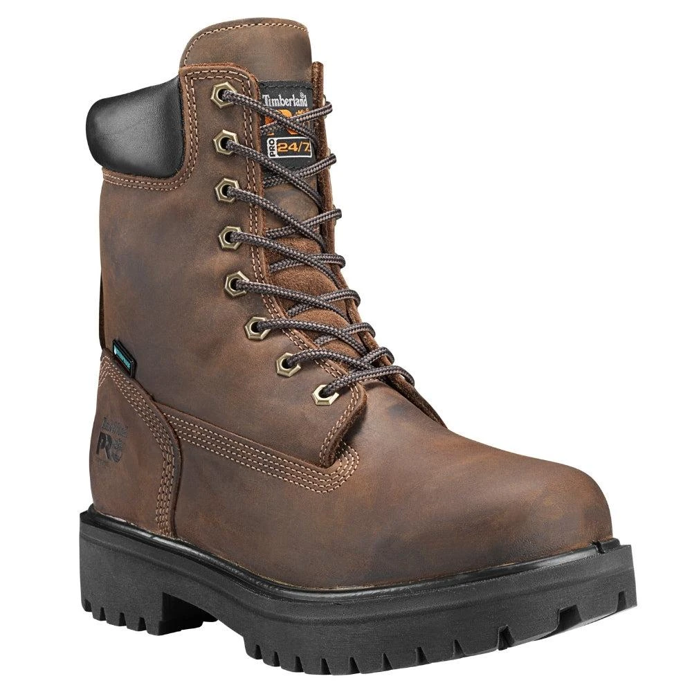 商品Timberland|Direct Attach 8 Inch Waterproof Soft Toe Work Boots,价格¥997,第2张图片详细描述