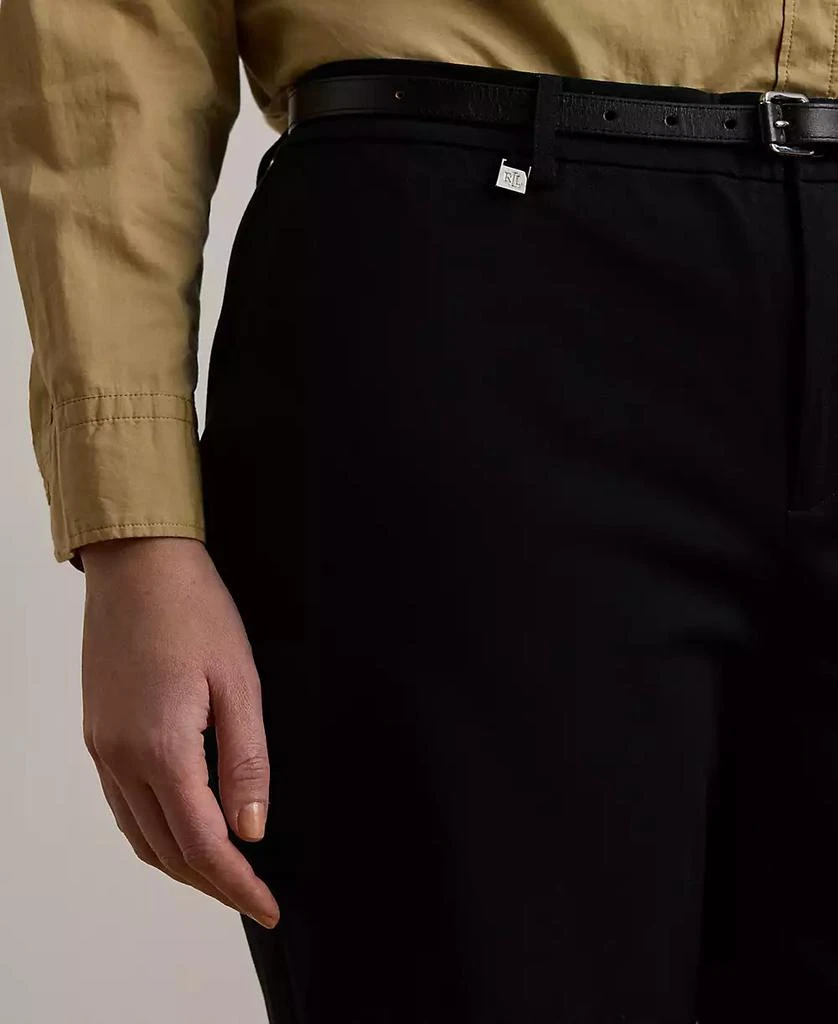 商品Ralph Lauren|Plus-Size Stretch Cotton Shorts,价格¥604,第4张图片详细描述