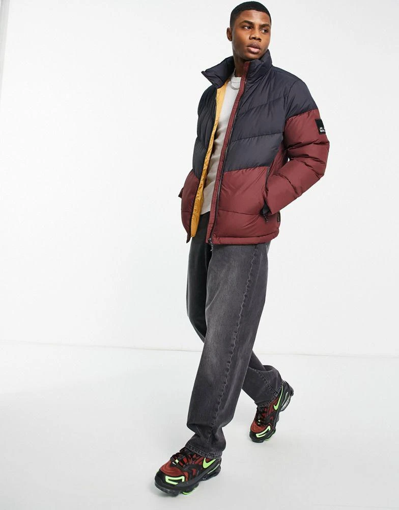 商品Jack Wolfskin|Jack Wolfskin 365 Fearless Down puffer jacket in burgundy,价格¥982,第3张图片详细描述