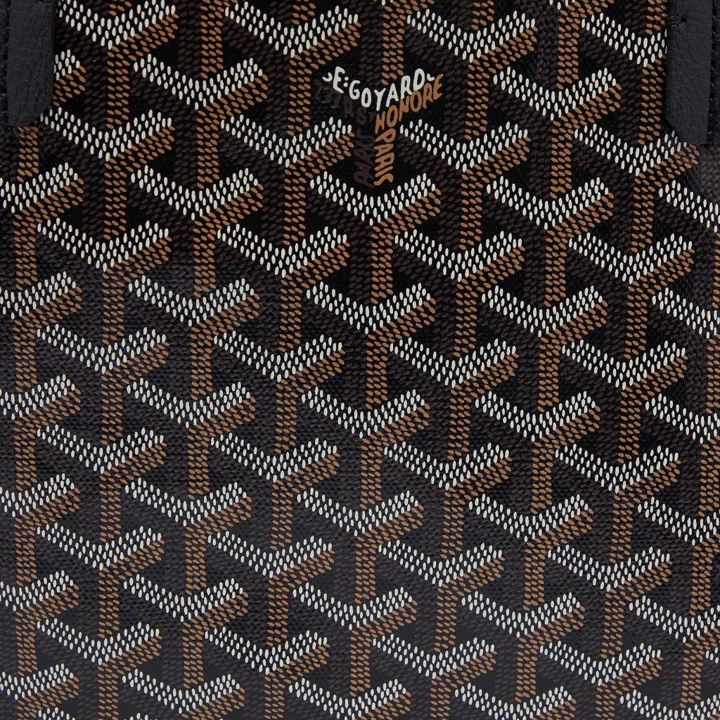 Goyard Black Goyardine Coated Canvas and Leather Saint Louis PM Tote商品第5张图片规格展示