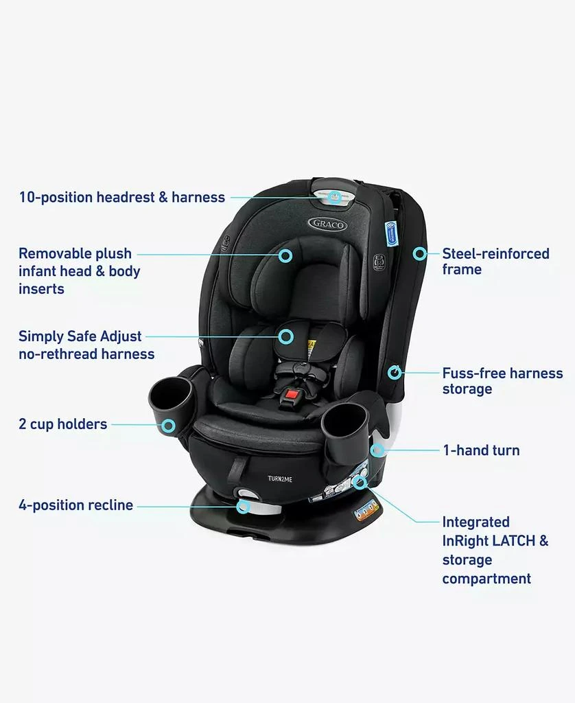 商品Graco|Turn2Me 3-in-1 Car Seat,价格¥2618,第2张图片详细描述