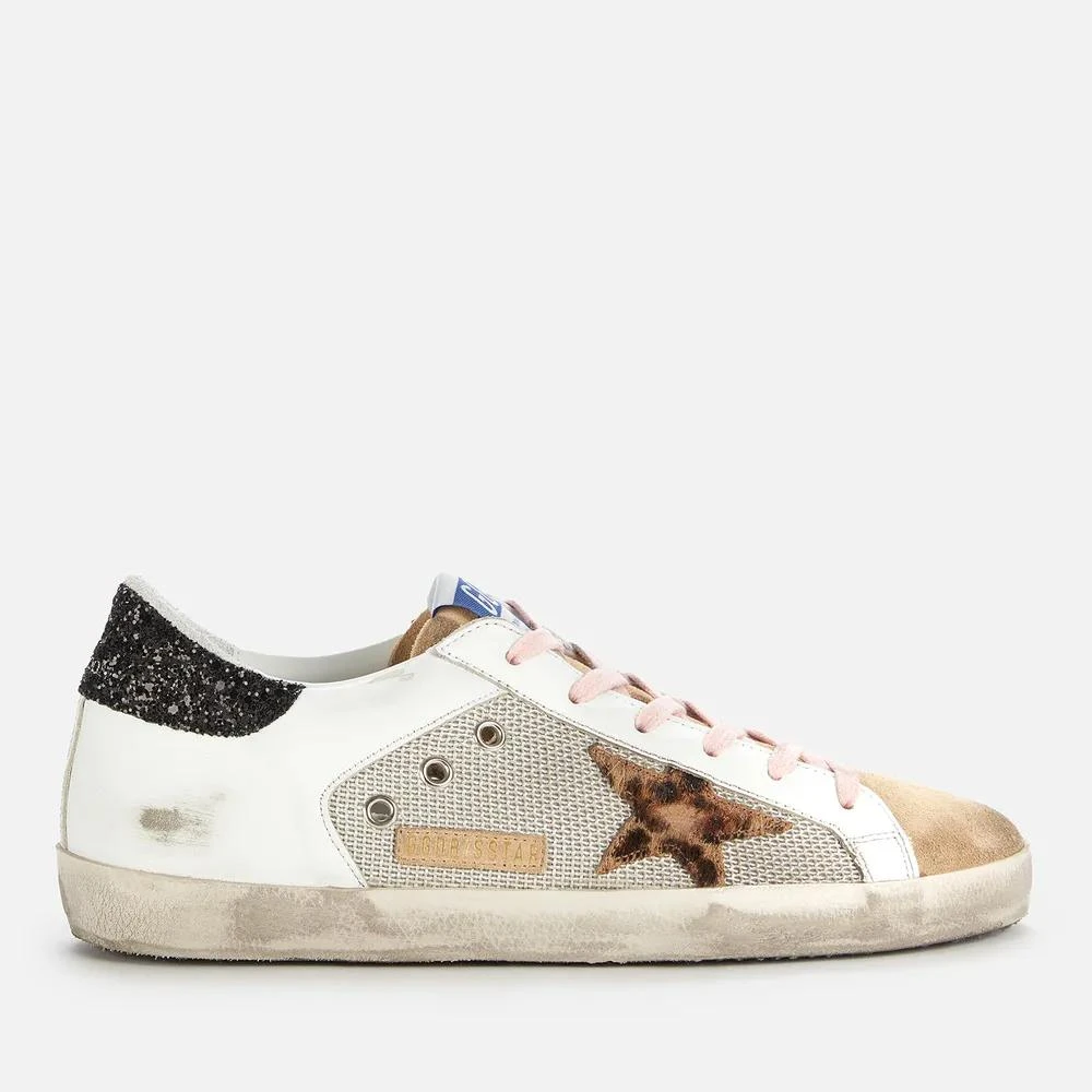 商品Golden Goose|Golden Goose Women's Superstar Mesh/Leather Trainers,价格¥3912,第1张图片