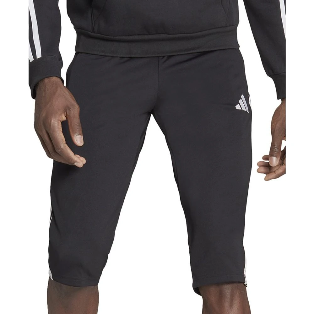 商品Adidas|Men's Tiro 23 League Slim-Fit Performance 3-Stripes 3/4 Joggers,价格¥331,第4张图片详细描述