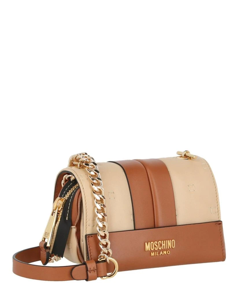 商品Moschino|Inside Out Leather Shoulder Bag,价格¥5105,第2张图片详细描述