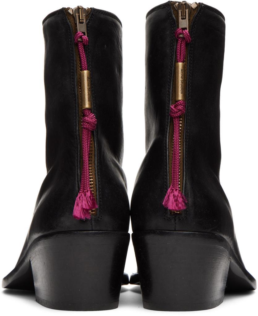 商品Acne Studios|Black Leather Boots,价格¥4522,第4张图片详细描述