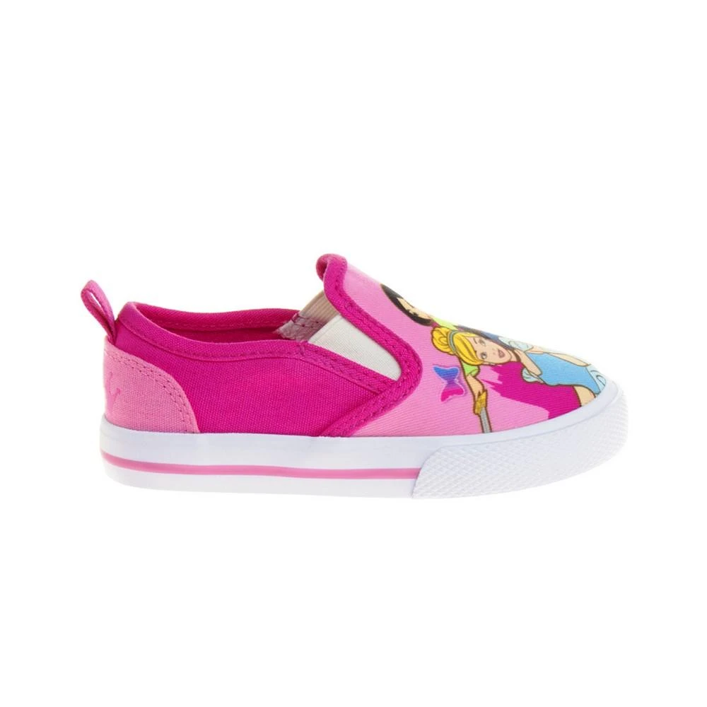 商品Disney|Little Girls Princess Slip On Canvas Sneakers,价格¥258,第2张图片详细描述