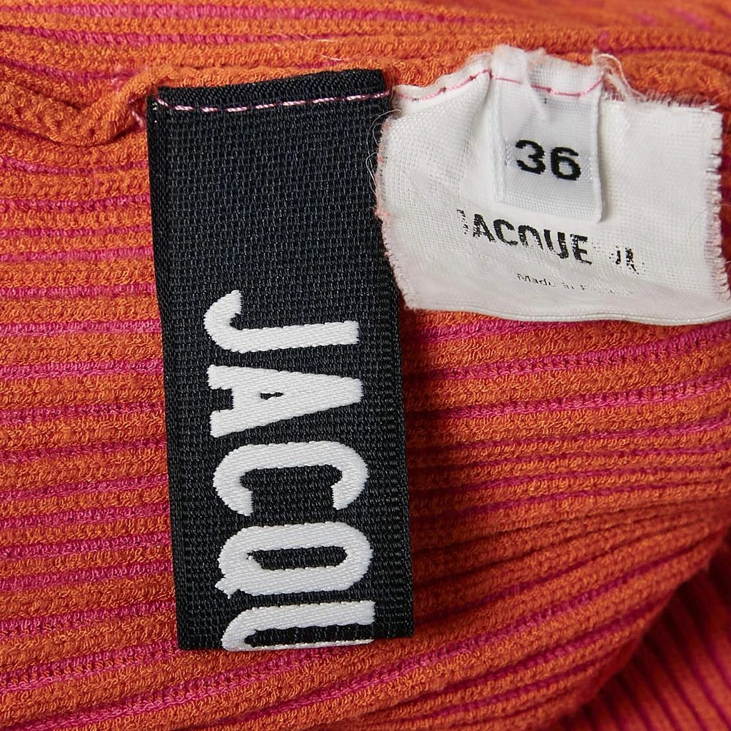 商品[二手商品] Jacquemus|Jacquemus Pink/Orange Rib Knit La Maille Valensole Tank Top S,价格¥1315,第5张图片详细描述