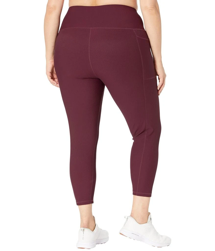 商品Jockey Active|Plus Size Ribbed Texture Leggings,价格¥125,第2张图片详细描述