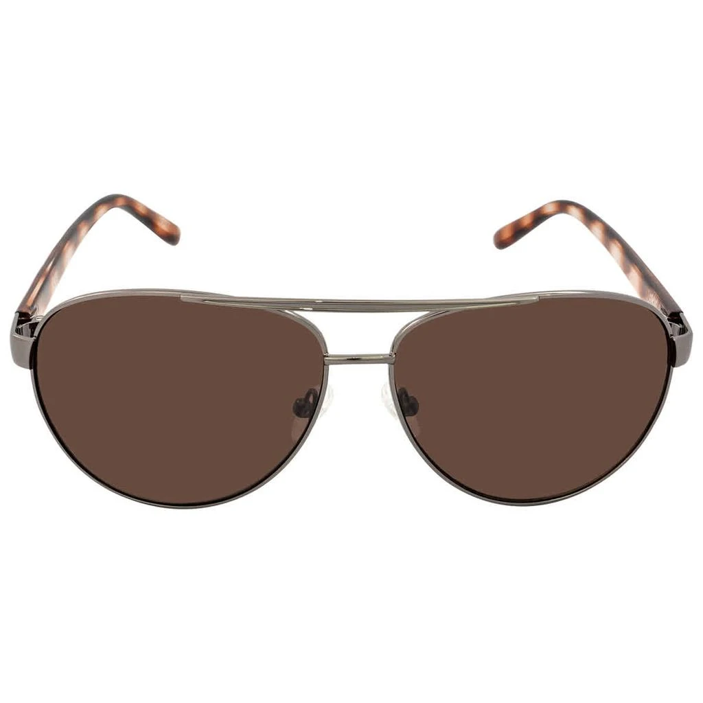 商品Calvin Klein|Brown Pilot Ladies Sunglasses CK19321S 008 61,价格¥169,第2张图片详细描述