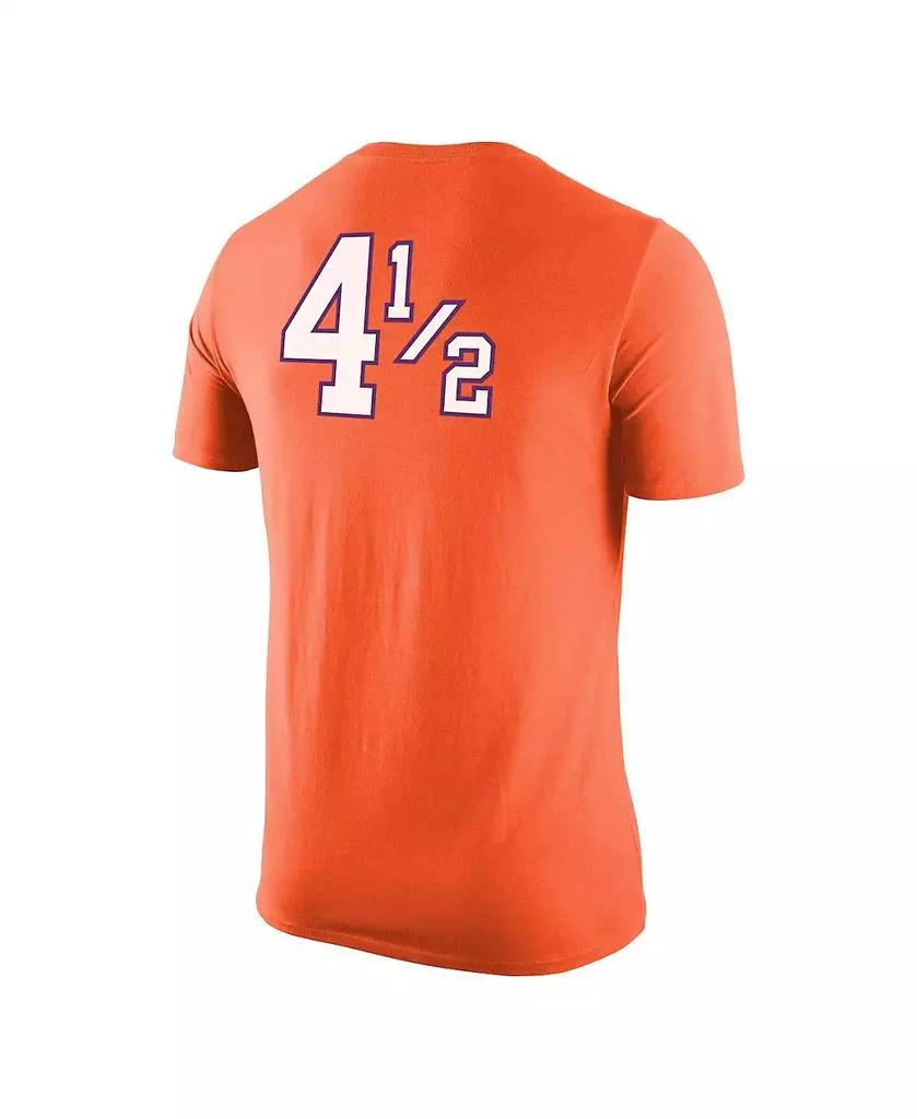商品NIKE|Men's Orange Clemson Tigers Disney+ 4Â½ Player T-shirt,价格¥261,第4张图片详细描述