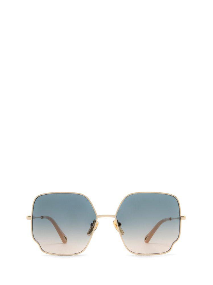 Chloé Eyewear Square Frame Sunglasses商品第1张图片规格展示
