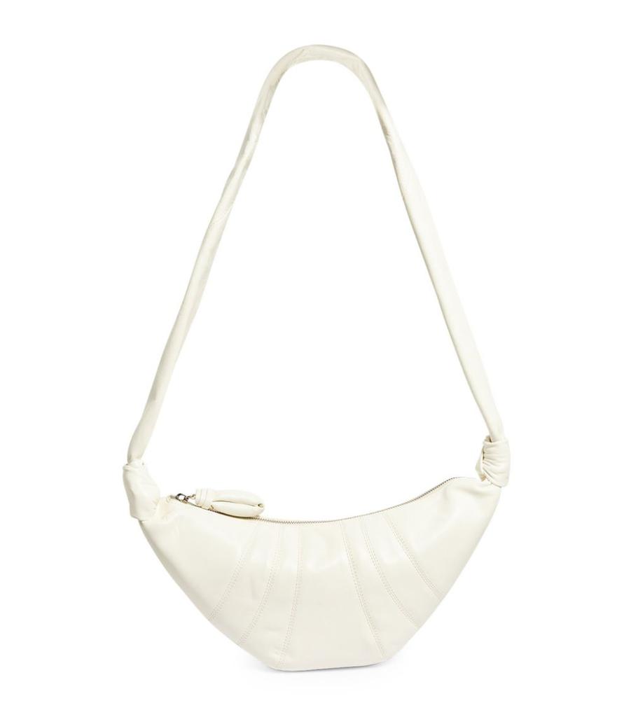 Small Leather Croissant Shoulder Bag商品第1张图片规格展示