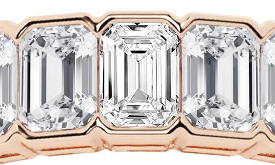 商品Badgley Mischka|Emerald Cut Lab Created Diamond Infinity Ring - 3.0 ctw.,价格¥12081,第5张图片详细描述