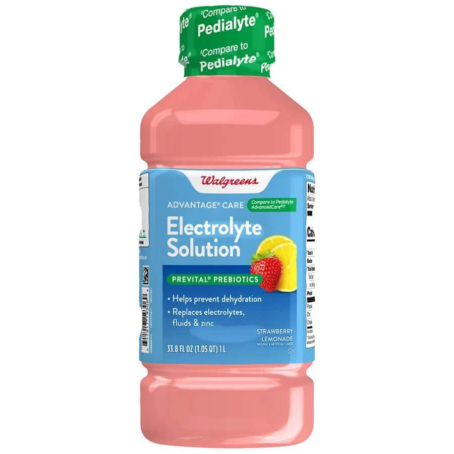 商品Walgreens|Advantage Care Electrolyte Solution with Prevital Prebiotics,价格¥52,第1张图片