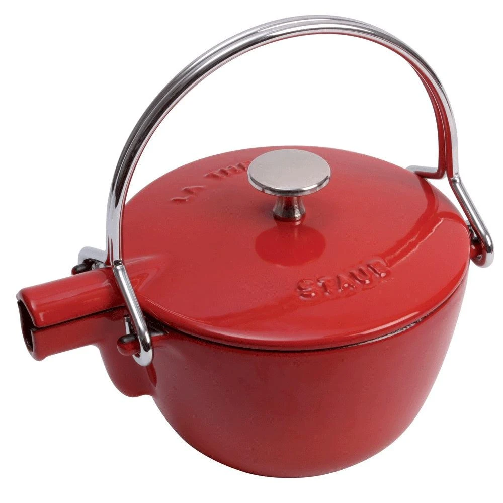 商品Staub|Cast Iron 1-qt Round Tea Kettle,价格¥1769,第1张图片