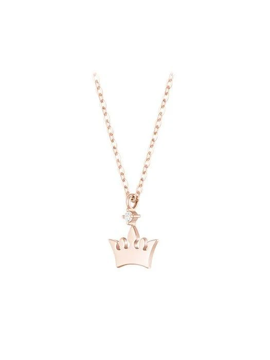商品J.ESTINA|Queen Tiara And Stone 14K Gold Necklace,价格¥2125,第2张图片详细描述