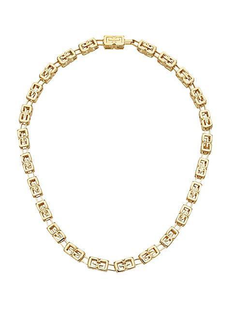 商品Givenchy|G Cube Golden Necklace,价格¥8238,第1张图片