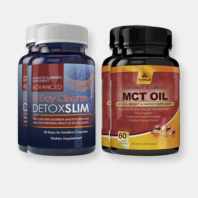 商品Totally Products|15-day Detox Sllim and MCT oil Combo Pack,价格¥287,第1张图片