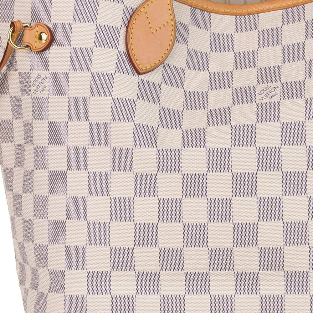 Louis Vuitton White/Blue Damier Azur Neverfull MM 商品