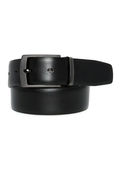 商品Perry Ellis|Ellis Mens Leather Reversible Feather Edge Cowhide Belt,价格¥264,第1张图片