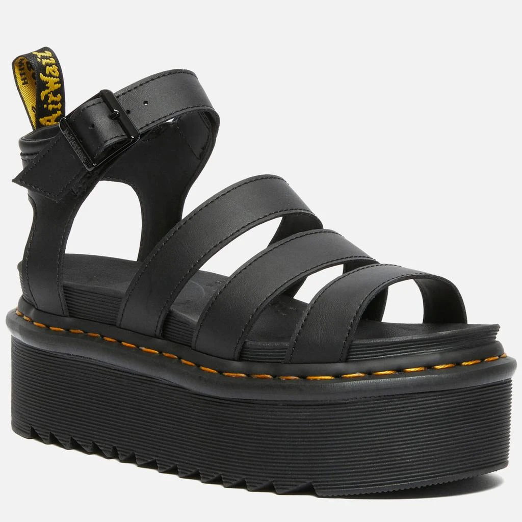 商品Dr. Martens|Dr. Martens Women's Blaire Quad Sandals - Black,价格¥1268,第2张图片详细描述