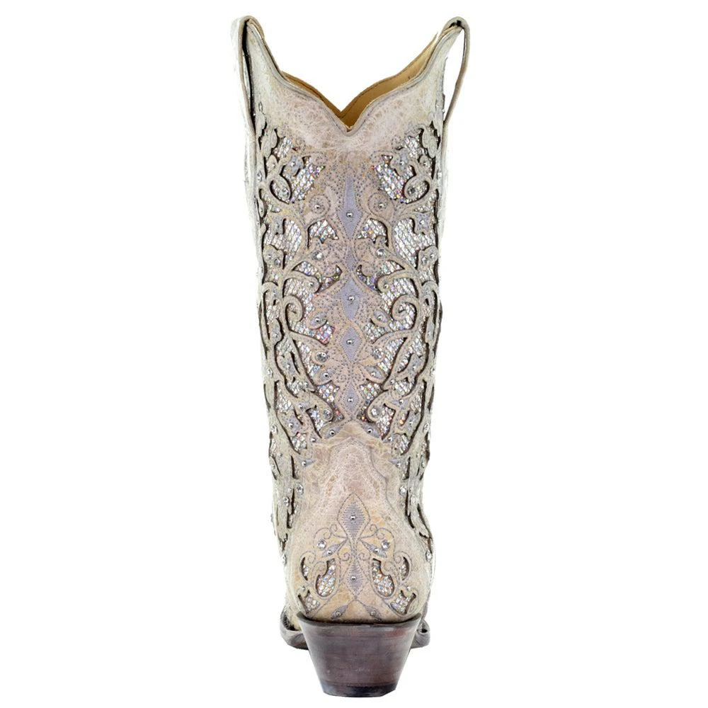 商品Corral Boots|Glitter Inlay Studded Snip Toe Cowboy Boots,价格¥2021,第3张图片详细描述