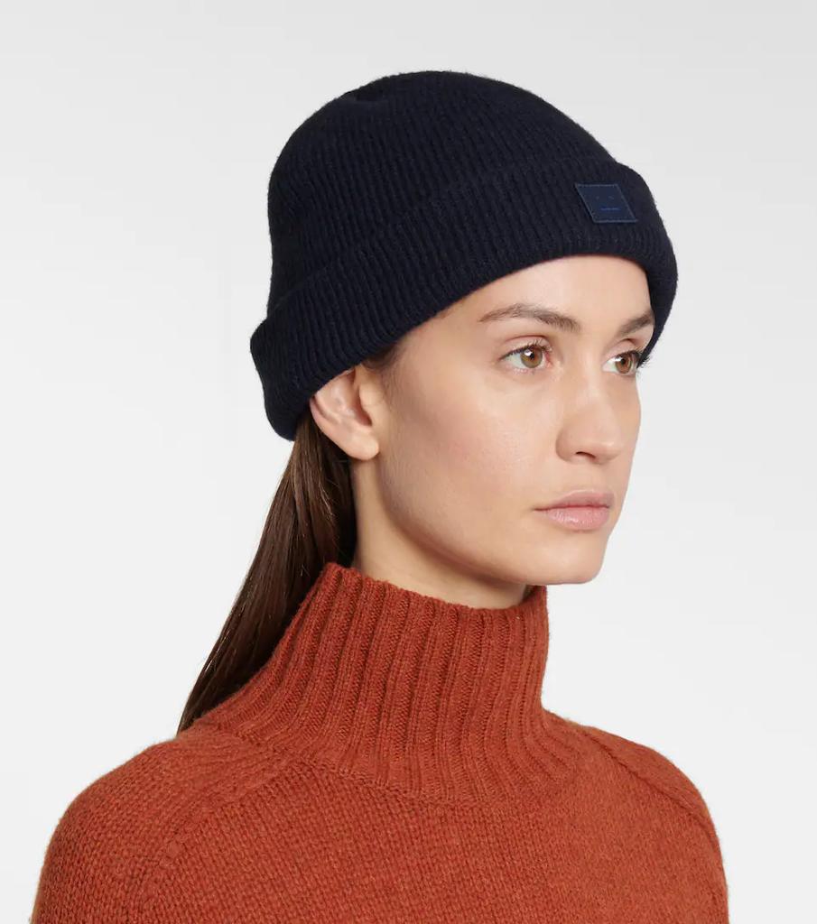 Ribbed-knit wool beanie商品第2张图片规格展示