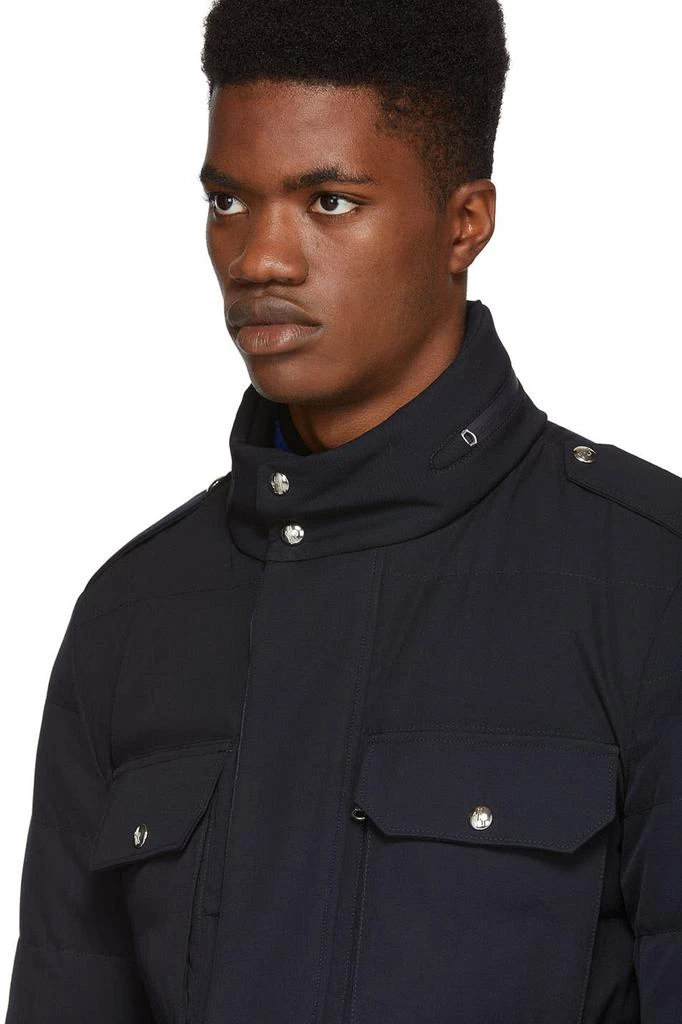 商品Moncler|Navy Down Levet Jacket 男款羽绒服,价格¥19551,第4张图片详细描述