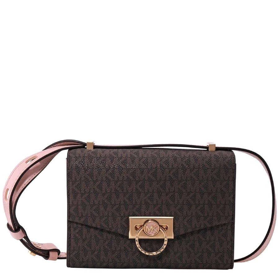 商品Michael Kors|Ladies Hendrix Extra-small Logo Convertible Crossbody Bag - Brown,价格¥1977,第1张图片