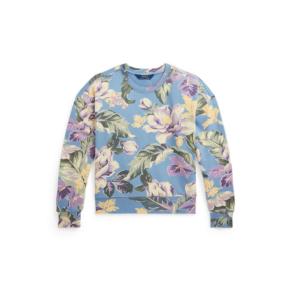 商品Ralph Lauren|Big Girls Floral French Terry Sweatshirt,价格¥287,第1张图片