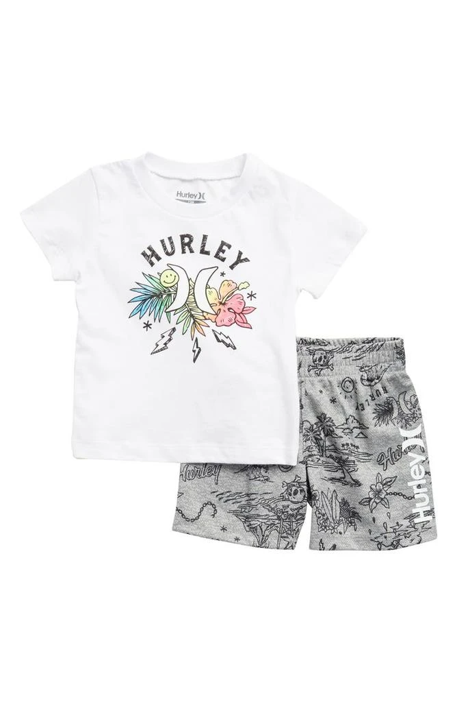 商品Hurley|Kids' Doodle Isle T-Shirt & Shorts Set,价格¥98,第1张图片