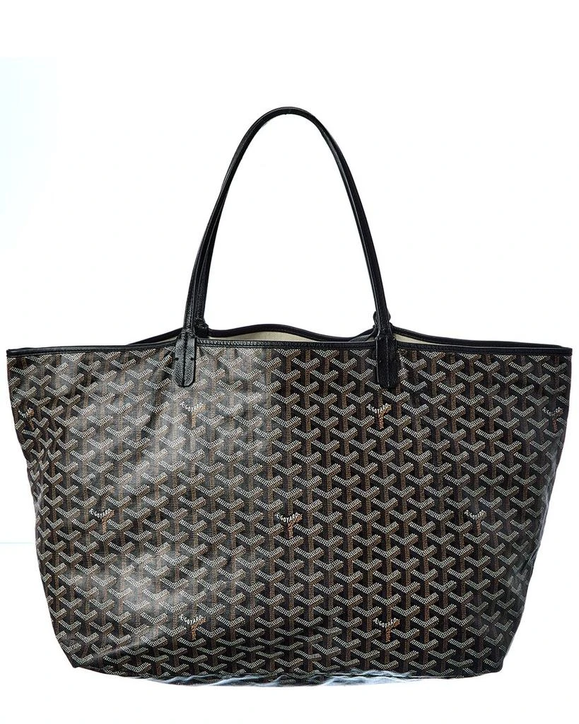 商品[二手商品] Goyard|Goyard Black Goyardine Canvas St. Louis GM (Authentic Pre-Owned),价格¥12786,第1张图片