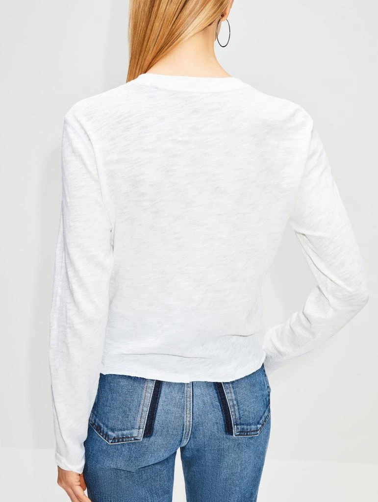 Slub Jersey Long Sleeve Destroyed Wash Crop Tee 商品