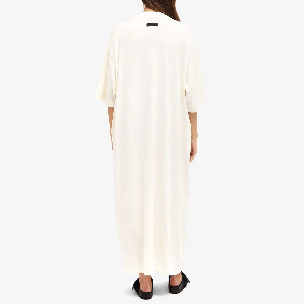 商品Essentials|Fear of God ESSENTIALS Essentials 3/4 Sleeve Dress - Cloud Dancer,价格¥329,第3张图片详细描述